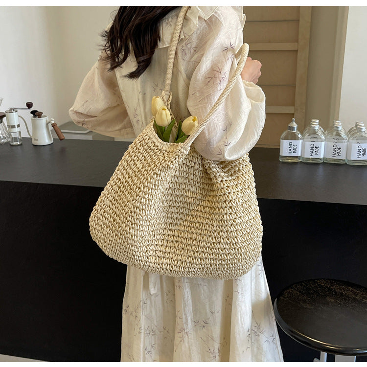 Woven Handbag and Shoulder Bag for Travel