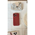 Korean Style Polka Dot Star Cat Silicone Phone Case