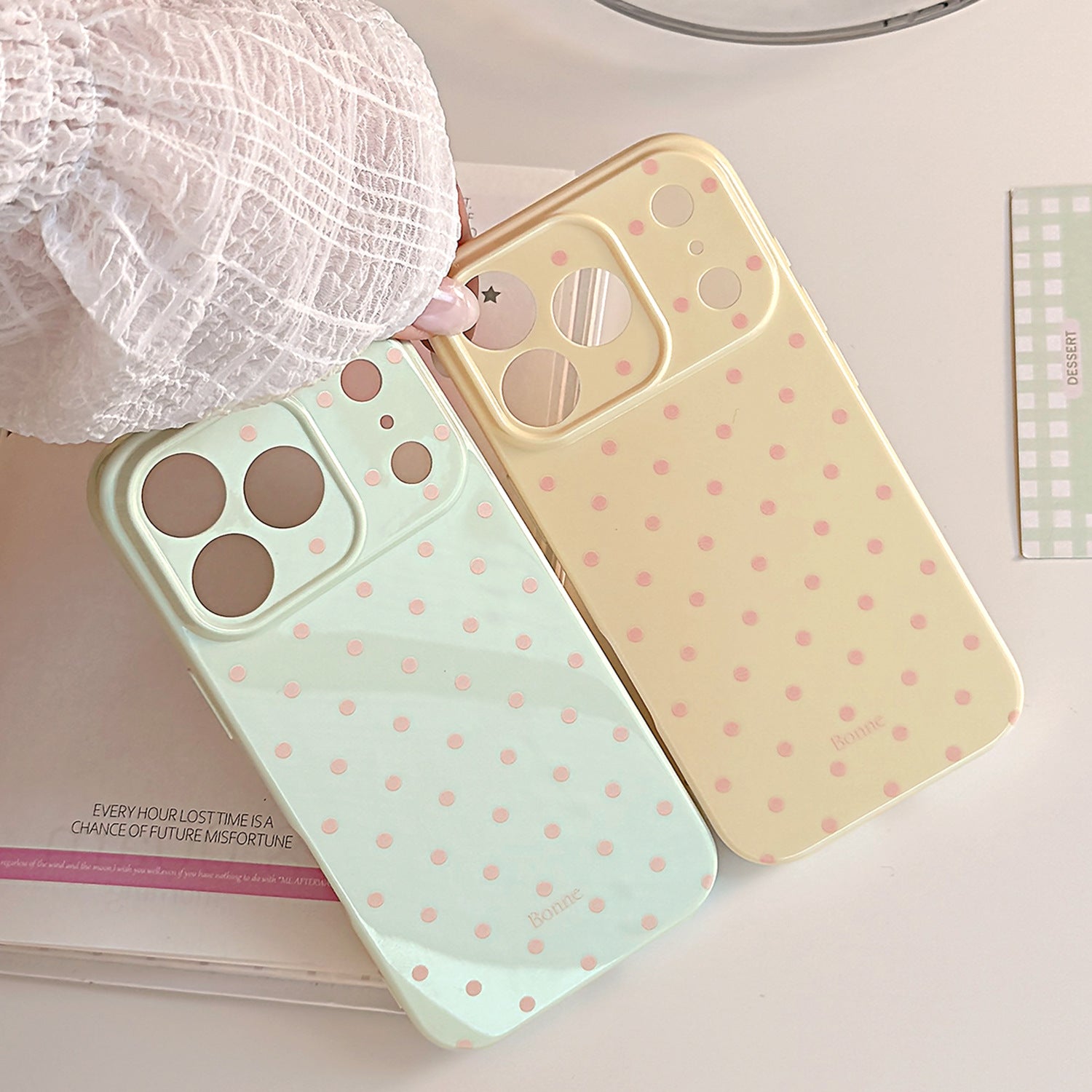 Polka dot phone case