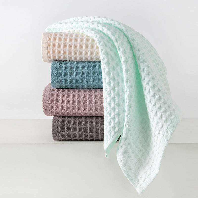 Soft Pure Cotton Towels, Waffle Towels  Easy to Shed Lint