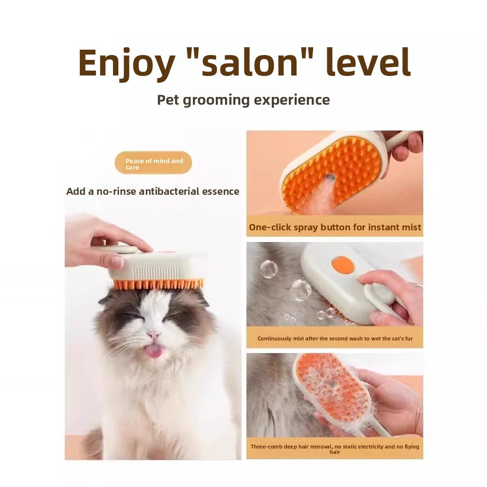 Electric Pet Spray Massage Grooming Comb