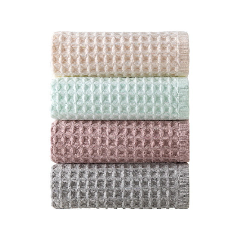 Soft Pure Cotton Towels, Waffle Towels  Easy to Shed Lint