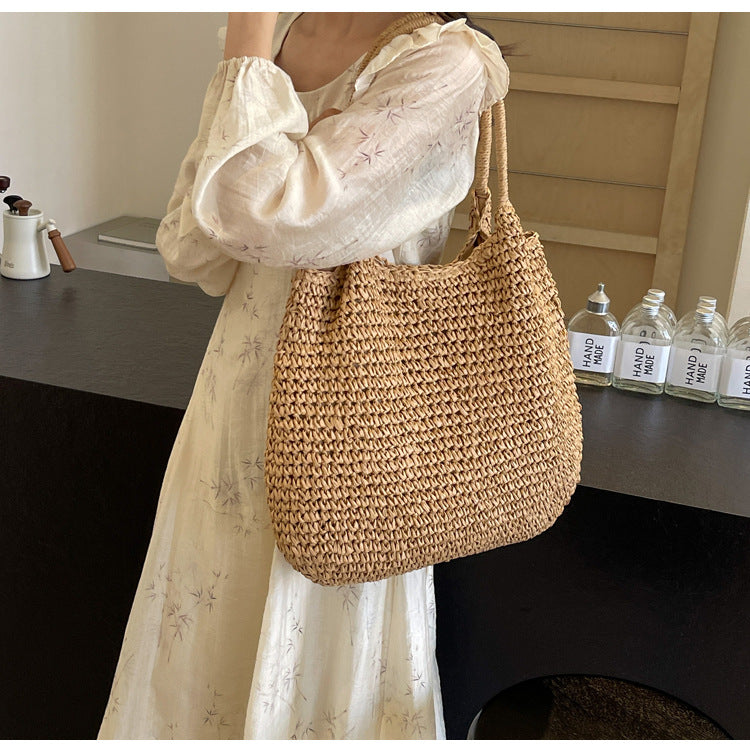 Woven Handbag and Shoulder Bag for Travel